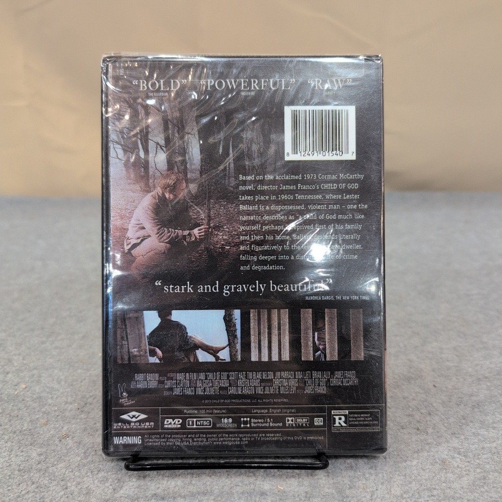 Child of God DVD James Franco Cormac McCarthy Scott Haze Crime Drama New Sealed - Picture 2 of 2